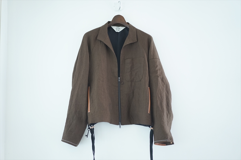 SUNSEA(サンシー)の新作、Linen Blouson/Spec Linen Check