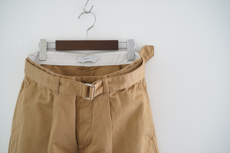 Graphpaper(グラフペーパー)の新作、Chino Belted Pantsのご紹介です ...