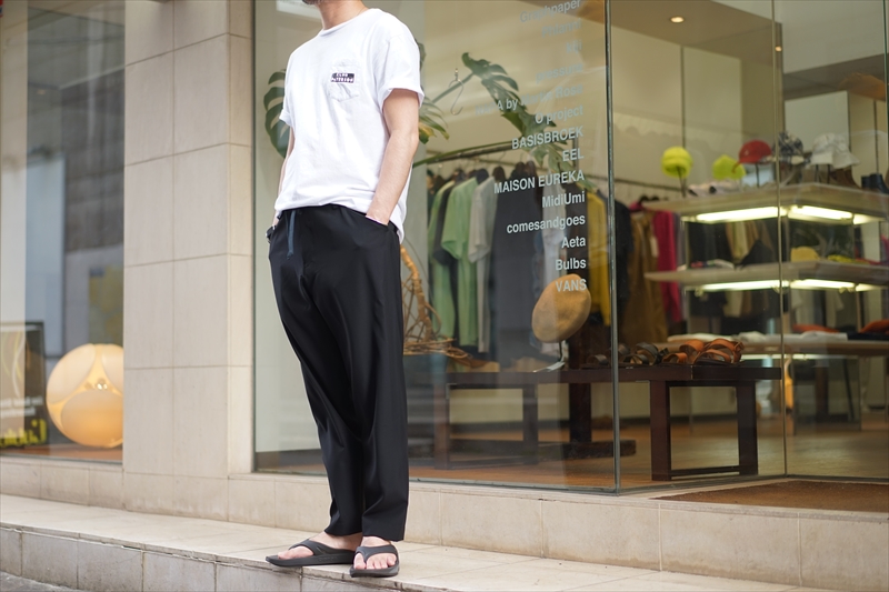 SUNSEA(サンシー)の新作、SNM-BLUE-PANTSのご紹介です。 | BALUCA JOURNAL