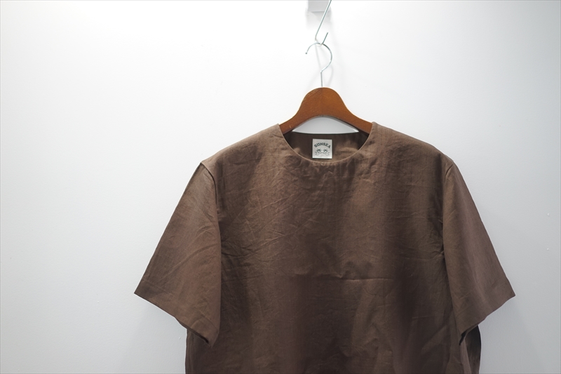 SUNSEA(サンシー)の新作、Linen Belted T/Brown/Black/のご紹介です