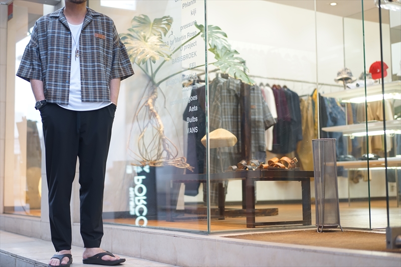 SUNSEA(サンシー)の新作、SPEC LINEN CHECK SHIRT/SPEC LINEN CHECK