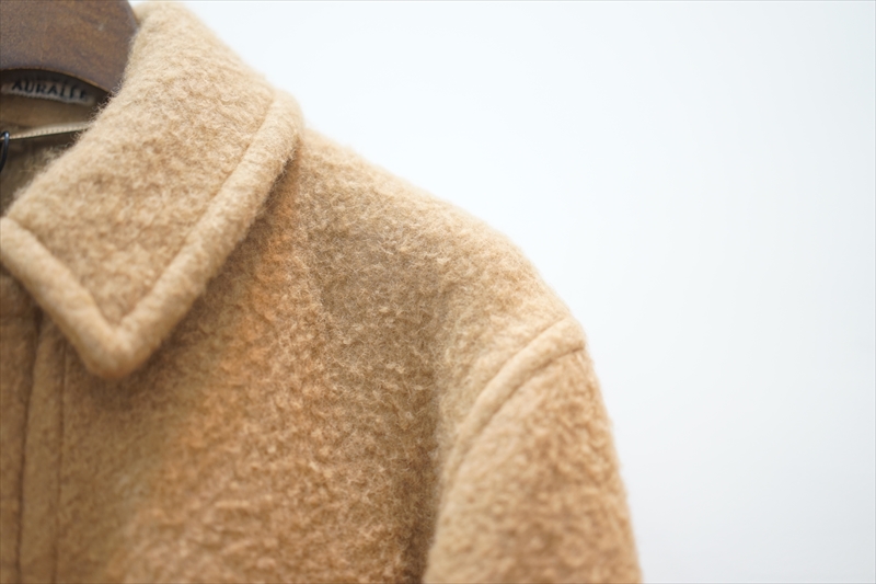 AURALEE(オーラリー)の新作、BABY CAMEL BRUSHED MELTON BLOUSON AURALEE(オーラリー)の新作、BABY CAMEL BRUSHED MELTON BLOUSON