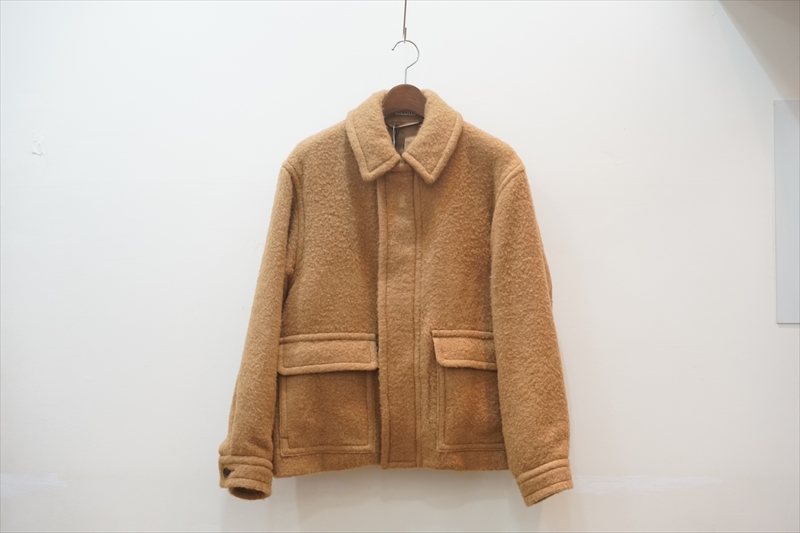 オーラリー BABY CAMEL BRUSHED MELTON BLOUSON