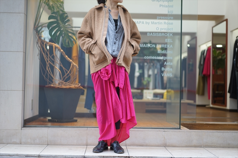 AURALEE(オーラリー)for womenの新作、BABY CAMEL BRUSHED