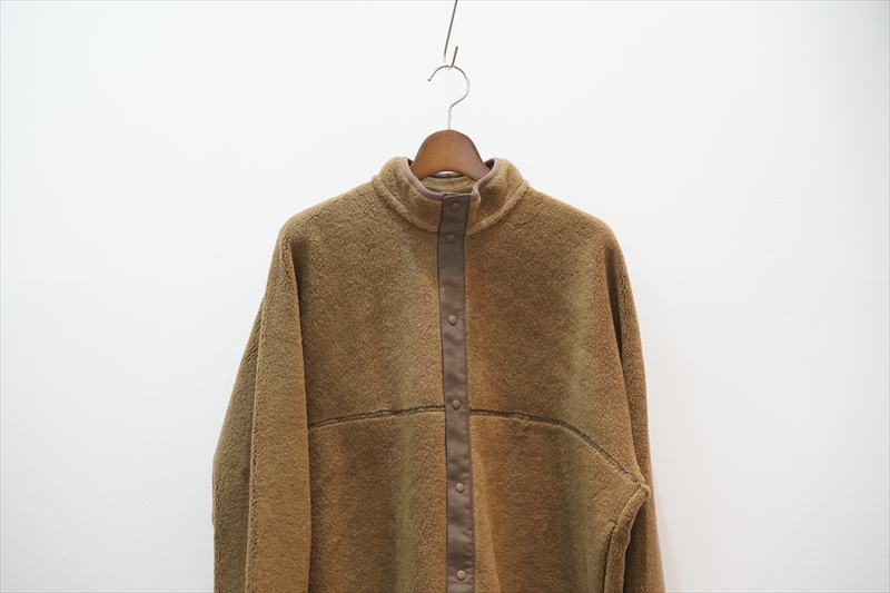 Graphpaper Wool Boa Crew Neck - KHAKI