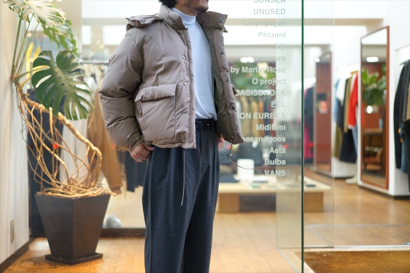 AURALEE(オーラリー)の新作、Light Finx Polyester Down Jacket