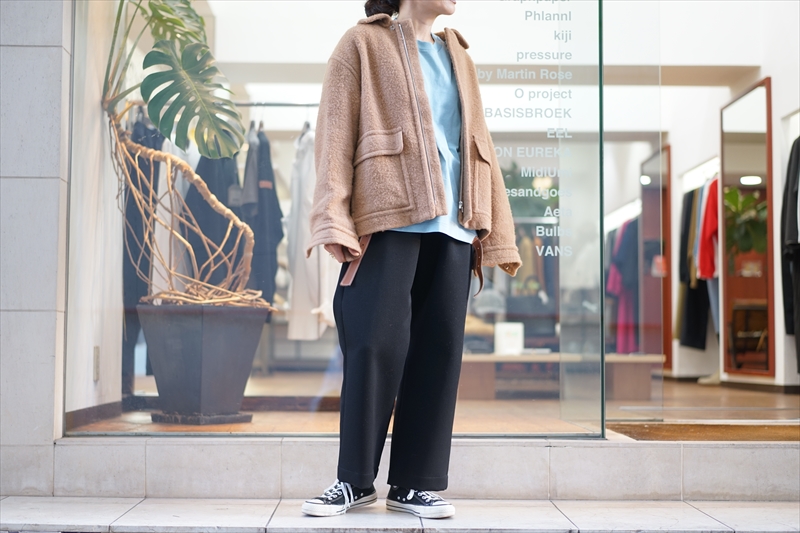 AURALEE(オーラリー)for women BABY CAMEL BRUSHED MELTON BLOUSONを