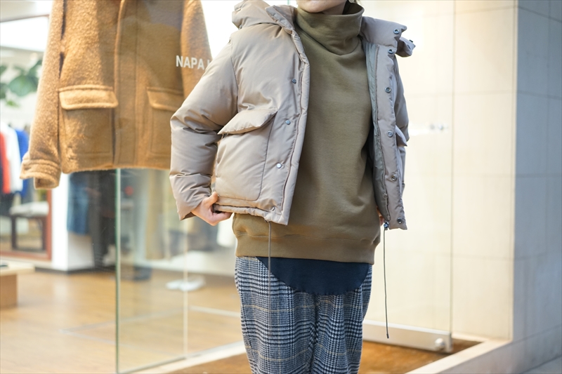 オーラリー LIGHT FINX POLYESTER DOWN JACKET