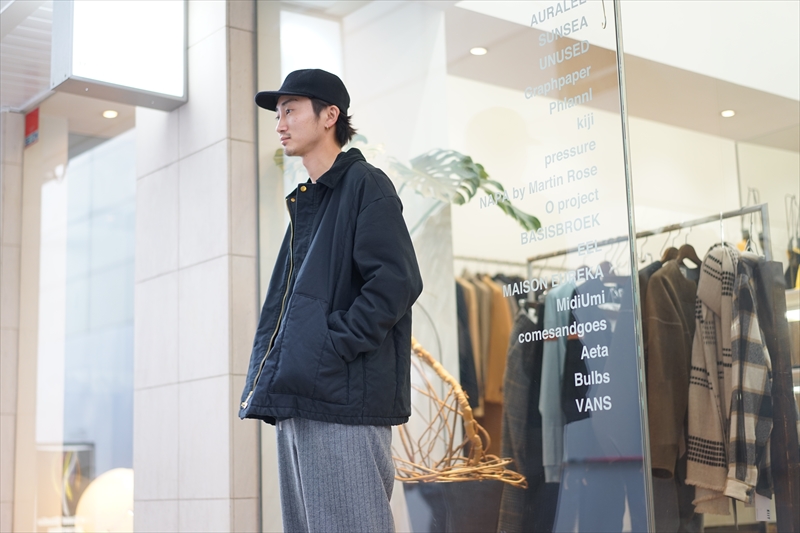 SUNSEA(サンシー)の新作、PENCIL STRIPE M2-W PANTSのご紹介です