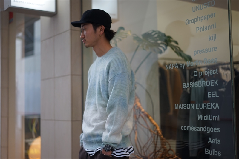 AURALEE(オーラリー)の新作、Super Kid Mohair Tydye Knit P/Oのご紹介 