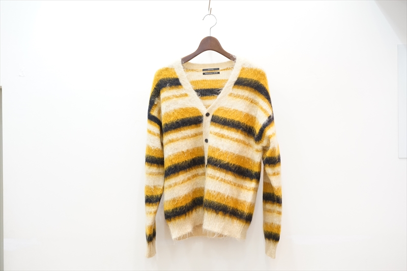 トップス unused 19AW 5G border knit cardigan UNUSED 5G border knit cardigan（UNUSED19AW 5G border knit