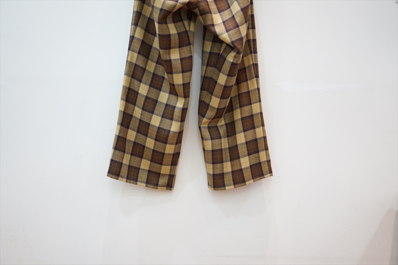 【sample】Graphpaper wool check trousers 2 sample】Graphpaper wool check trousers 2