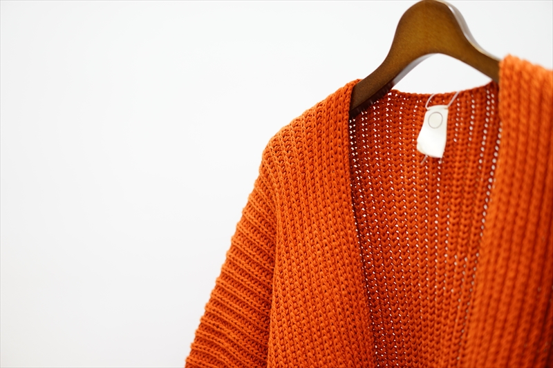 O project(オープロジェクト)Knitted Cardigan/Blood Orangeをご紹介