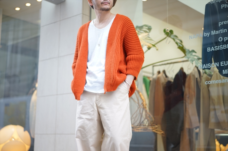 O project(オープロジェクト)Knitted Cardigan/Blood Orangeをご O project(オープロジェクト)Knitted Cardigan/Blood Orangeをご