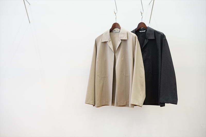 AURALEE(オーラリー)の最新作、Wool Silk Tropical Shirts Jacket/Wool