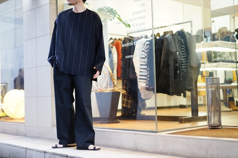 Graphpaper(グラフペーパー)20SS Collectionの新作、Wide Stripe Wool