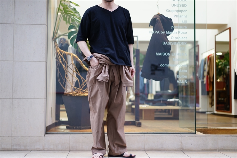 AURALEE(オーラリー)の新作、Finx Hard Twist Gabardine Jumpsuitのご