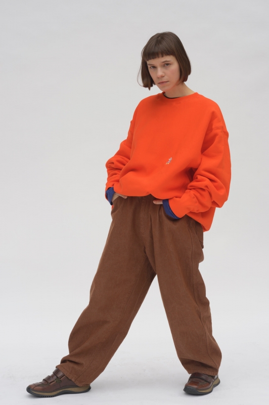 gourmet jeans(グルメジーンズ)の新作、Camber Crew Sweat/Type3 