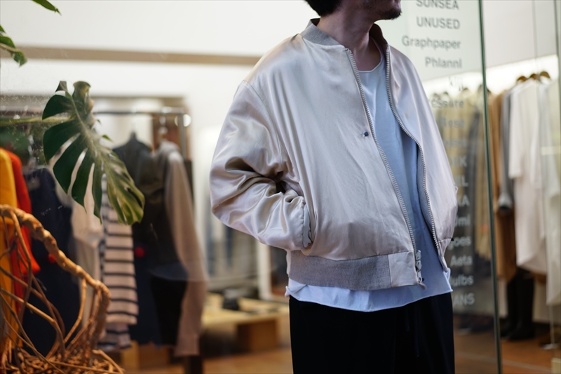 20ss sunsea linen L-2B サンシー　MA-1 スカ 20ss sunsea linen L-2B サンシー MA-1 スカ ジャケット・アウター