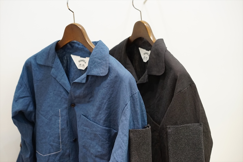 SUNSEA(サンシー ) SNM-BLUE W/E POLO サイズ3 SUNSEA(サンシー)21SS Collectionの新作、SNM-Blue2 w/耳 POLO/SNM