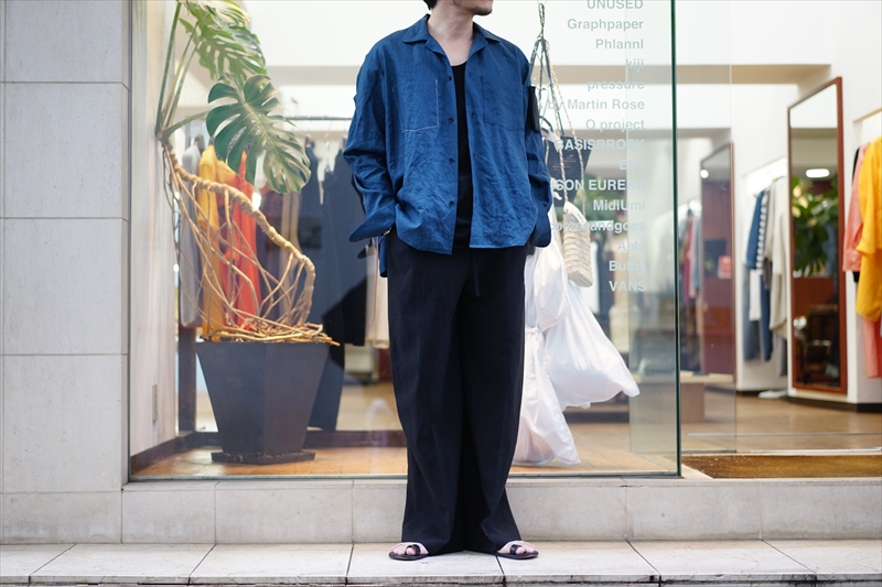 SUNSEA(サンシー)の新作、Linen GIGOLO&GIGOLET Shirt/Linen Wide