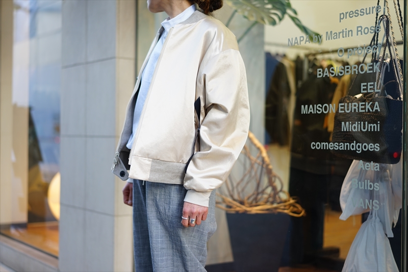 20ss sunsea linen L-2B サンシー　MA-1 スカ 20ss sunsea linen L-2B サンシー MA-1 スカ