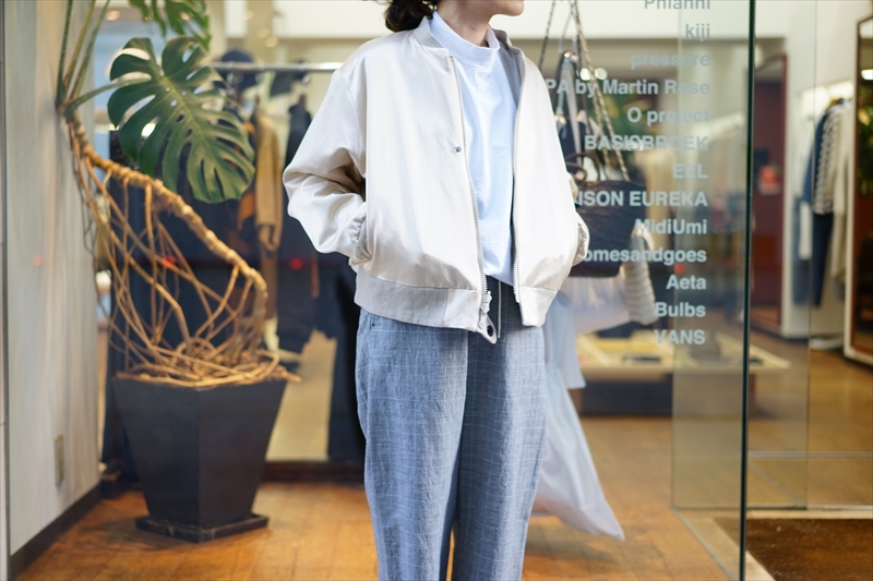 SUNSEA(サンシー)の新作、LINEN L2-B(Reversible)/Linenを使った