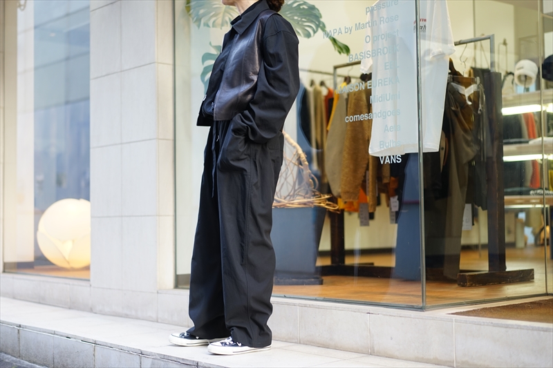 ✨極美品✨ AURALEE オーラリー ジャンプスーツ つなぎ ブラック L 20ss AURALEE ジャンプスーツ オールインワンの通販 by 馬場豊's shop