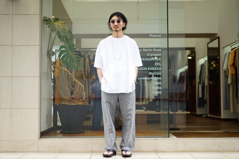 Graphpaper(グラフペーパー)の新作、Waffle S/S Teeのご紹介です Graphpaper(グラフペーパー)の新作、Waffle S/S Teeのご紹介です