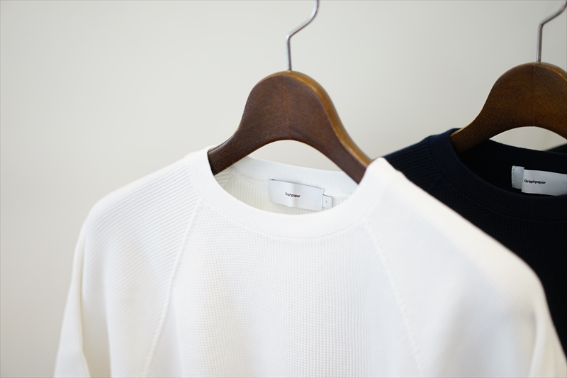 Graphpaper(グラフペーパー)の新作、Waffle S/S Teeのご紹介です Graphpaper(グラフペーパー)の新作、Waffle S/S Teeのご紹介です