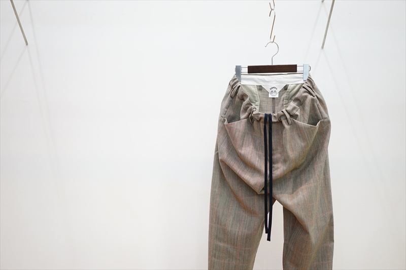 スーツ sunsea ancient check SETUP SUNSEA 20S/S ancient check セットアップ