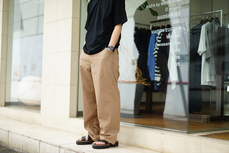 AURALEE(オーラリー)の新作、Hard Twist Amunzen Double Cloth Poloの