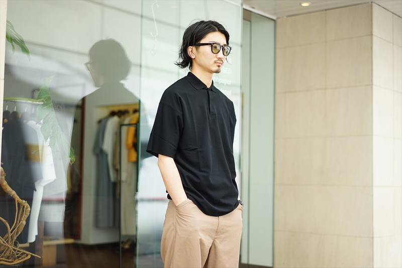 AURALEE(オーラリー)の新作、Hard Twist Amunzen Double Cloth Poloの