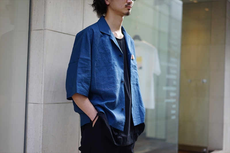 SUNSEA(サンシー)の新作、Linen Fried Shrimp Shirtのご紹介です ...