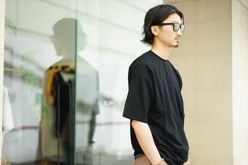 AURALEE(オーラリー)の新作、Hard Twist Amunzen Double Cloth Tee