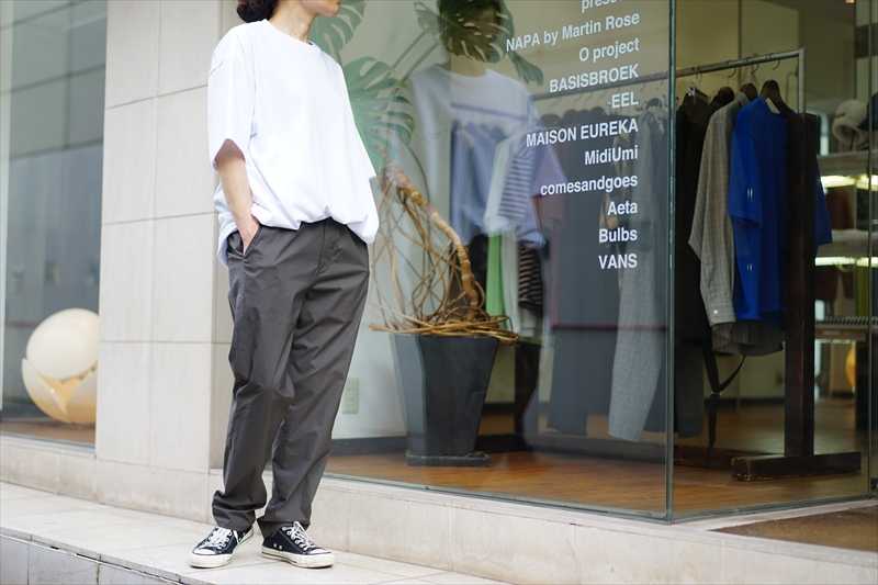 STRETCH TYPEWRITER SLIM CHEF PANTS シェフ