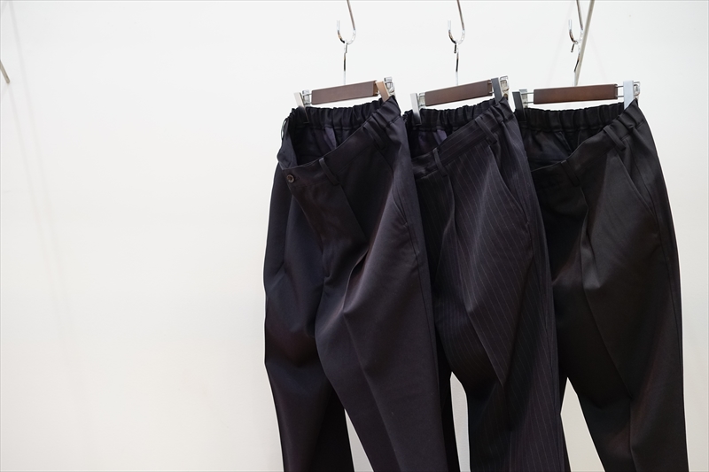 Graphpaper サルベージ ウール テーパード スラックスパンツ 1 グラフペーパー Graphpaper Selvage Wool Tapered Slacksウール