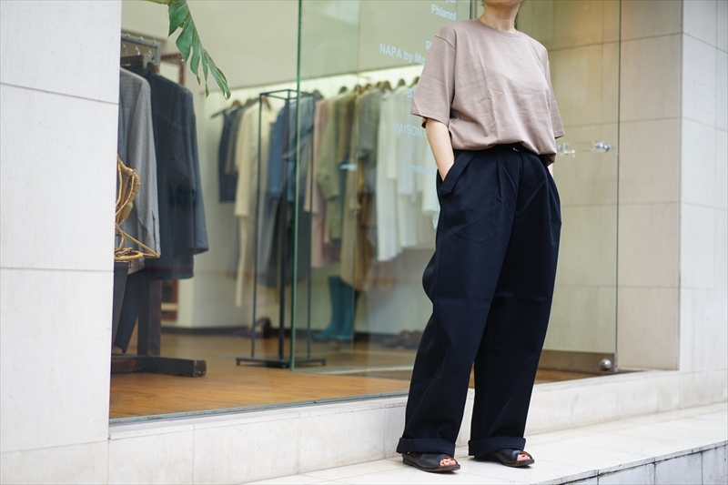 希少 レア GRAPHPAPER HARD TWILL BELTED PANTS-