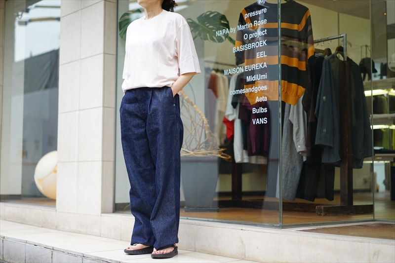 AURALEE(オーラリー)Hard Twist Denim Wide Slacks/Indigoを使った ...