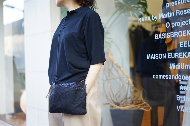AURALEE(オーラリー)Hard Twist Amunzen Double Cloth Polo/Blackを