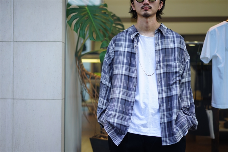 Graphpaper(グラフペーパー)20AW Collectionの新作、Tencel Check