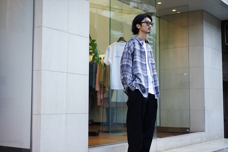 Graphpaper(グラフペーパー)20AW Collectionの新作、Tencel Check 