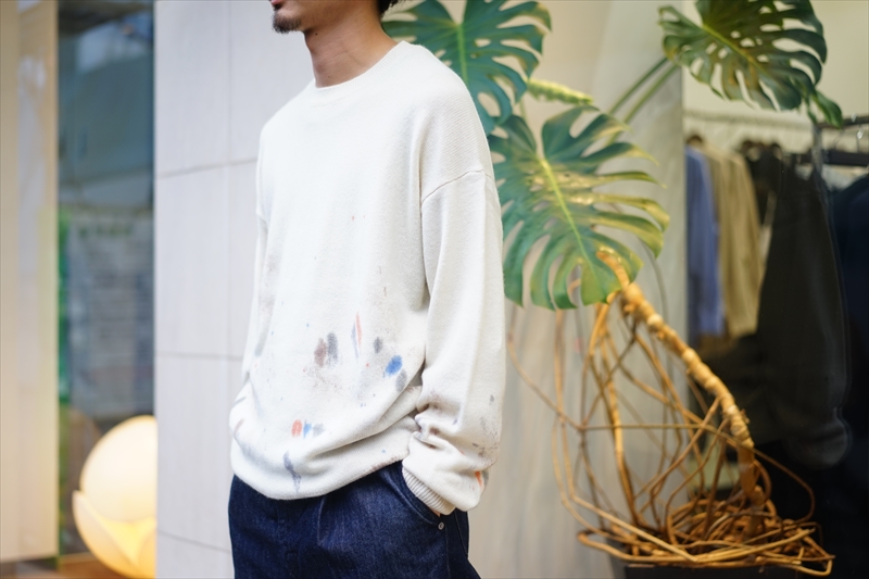 AURALEE】CASHMERE HAND PAINTED KNIT の+marinoxnatal.com.br