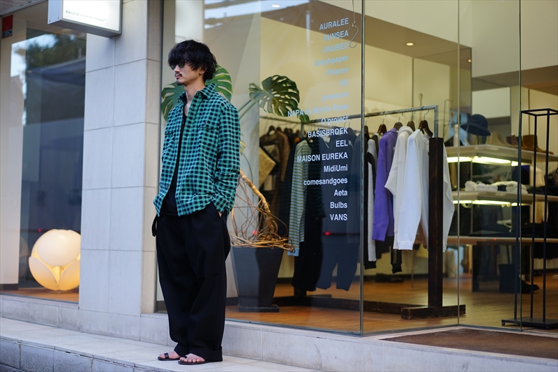UNUSED/アンユーズド】より20A/W Hound tooth corduroy shirt が入荷 