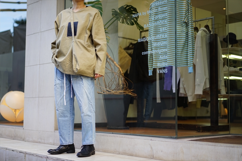 SUNSEA(サンシー)20AW Collectionの新作,SAFARI PULL OVER/CHINOを使っ