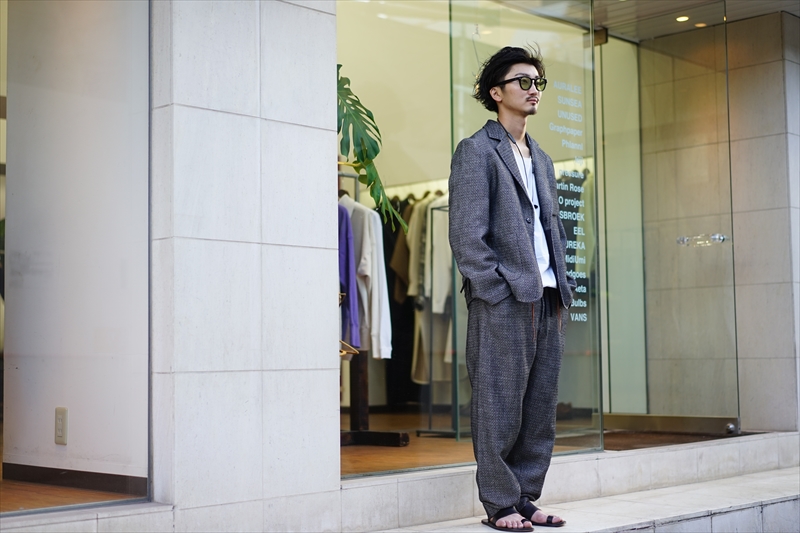 SUNSEA(サンシー)20AW Collectionの新作、SLAM DUNK JACKET/WHITE BK