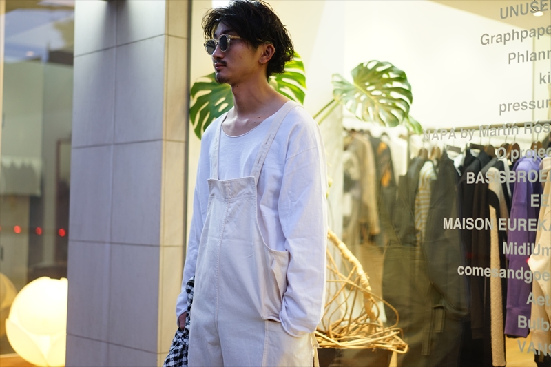 UNUSED(アンユーズド)20AW Collectionの新作、OVERALL/Naturalのご紹介