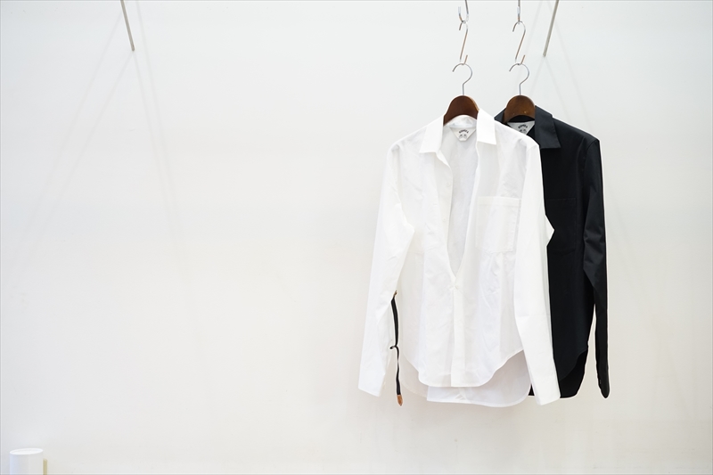 コグマSUNSEA(サンシー)M.D SHIRT/White SUNSEA(サンシー)20AW Collectionの新作、M.D SHIRT/WHITE/BKのご紹介