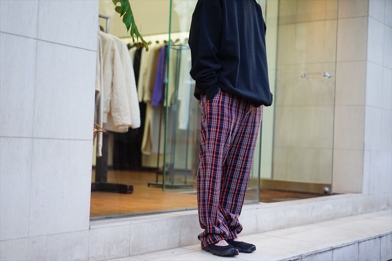 UNUSED(アンユーズド)20AW Collectionの新作、Lambs Wool Check Pants ...