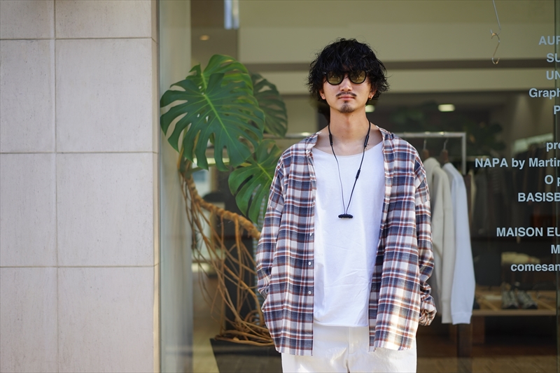 SUNSEA(サンシー)の新作、BEIGE BK STRIPE GIGOLO SHIRT 改と、今 ...